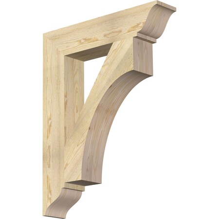 Ekena Millwork Westlake Traditional Rough Sawn Bracket, Douglas Fir, 6"W x 30"D x 38"H BKT06X30X38WTL01RDF